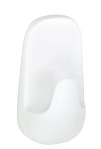TESA 59782-00000-00 Towel Holder/Ring, Universal Hook, Indoor, White