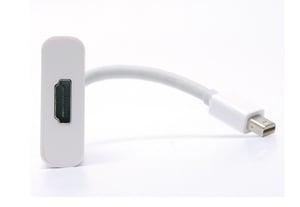Jou Jye Computer A 1644 adapter kablowy Mini-DVI HDMI Typu A (Standard) Biały