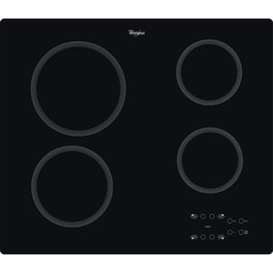 Whirlpool AKT 801/NE Schwarz Einbau 58 cm Induktionskochfeld mit 4 Kochzonen