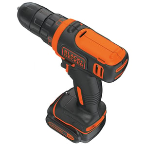 Black & Decker BDCDD12-QW Bohrer, Zentralverriegelung, Schwarz, Orange