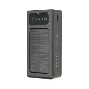 Extralink Powerbank EPB-093 30000mAh Black Solar Power Bank, USB-C