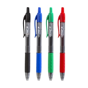 Genie 40010G Gelstift, ausziehbarer Gelstift, Schwarz, Blau, Grün