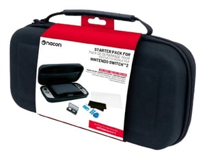 NACON NA028140 Tragetasche für tragbare Spielkonsolen – verschließbares Etui für Nintendo, schwarz