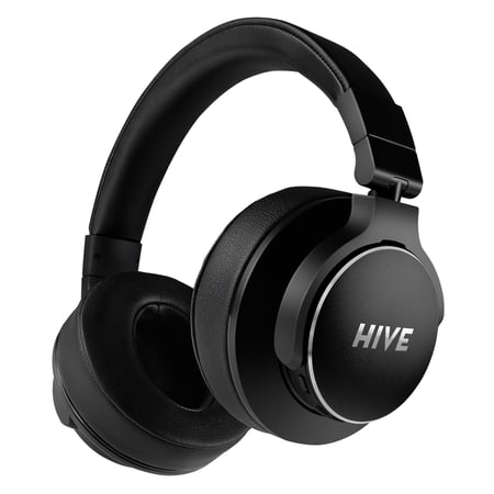 Niceboy HIVE 3 Aura ANC Zestaw słuchawkowy Przewodowy i Bezprzewodowy Opaska na głowę Połączenia/muzyka Bluetooth Czarny