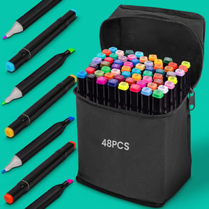 Extralink Set of ALCOHOL MARKERS, 48 PCS