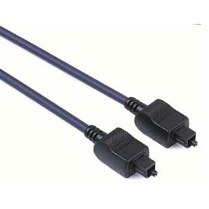 Hama 00029990 InfiniBand / Fiber Optic Cable, 1.5 m, Toslink, Black
