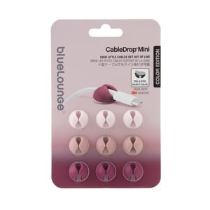 Bluelounge CableDrop Mini zapięcie do kabli Czerwony