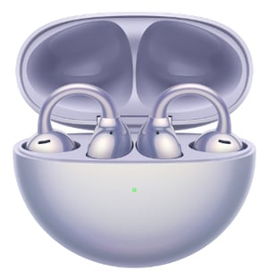 Huawei FreeClip True Wireless Stereo (TWS) Over-Ear Headset for Calls/Music, USB Type-C, Bluetooth, Purple