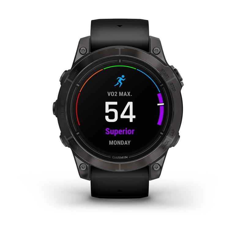 фото Смарт-годинник Garmin Epix Pro Gen 2 Sapphire 47mm Carbon G. DLC Tit. with Black Band (010-02803-10/11/54)
