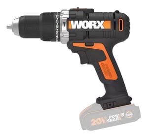 WORX WX372.9 wiertło 1800 RPM Zamek centralny 1,29 kg Czarny, Pomarańczowy, Srebrny