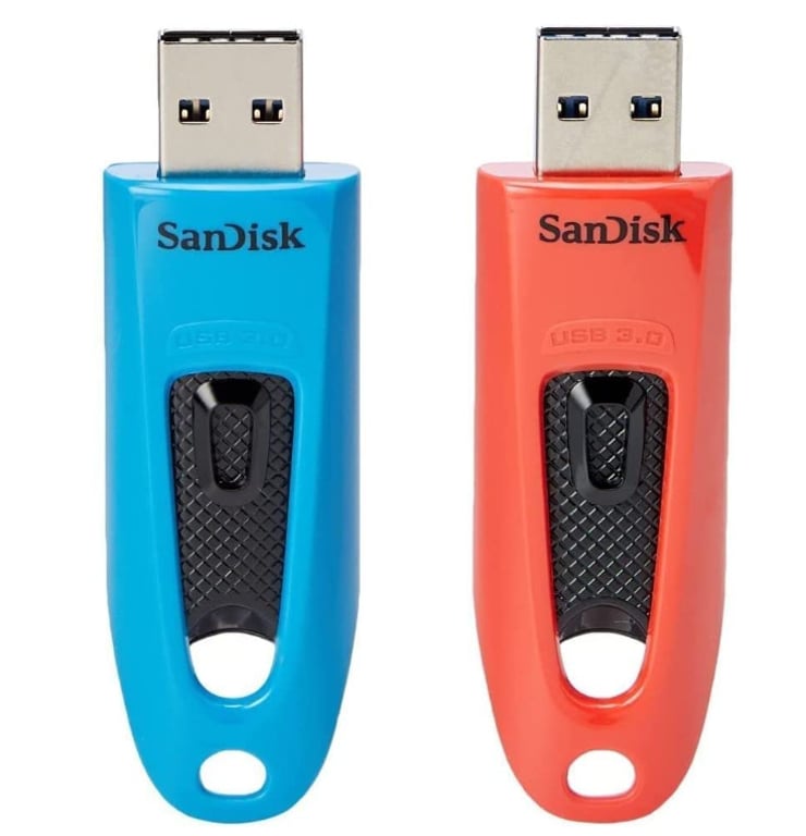 SanDisk Ultra pamięć USB 64 GB USB Typu-A 3.0 Niebieski, Czerwony  SDCZ48-064G-G46BR2 kup online w SuperTech.pl - Hurtownia IT, Sklep  Komputerowy