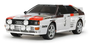 Tamiya Audi Quattro A2 zdalnie sterowany model Samochód Silnik elektryczny 1:10