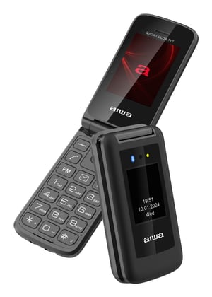 Aiwa FP-30-2G/BK Mobiltelefon 6,1 cm (2,4") 106 g Schwarz Einfaches Mobiltelefon