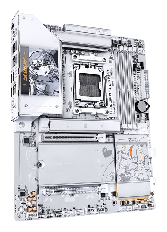 фото Материнская плата Gigabyte B850 Aorus Elite-P ICE 2