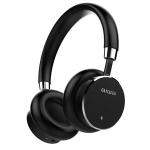 Aiwa HSTBTN-800BK Kopfhörer/Headset, kabelgebunden und kabellos, Kopfbügel, Bluetooth-Anrufe/Musik, schwarz