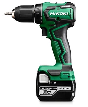 Hikoki DS18DDWPZ wkrętak zasilany/zakrętark udarowy 1700 RPM Czarny, Zielony