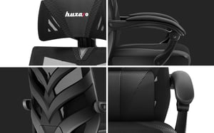 Huzaro Combat 5.0 Fotel dla gracza Siatka z oczkiem Czarny