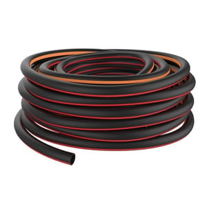 Fiskars 1027100 25 m Above-Ground Garden Hose, Black, Orange