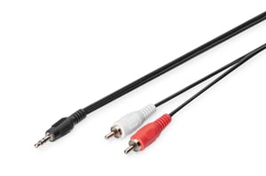 Digitus Audio-Adapterkabel, 3,5 mm Stereo