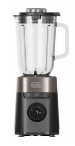 Black & Decker BXJB1201E 2.2 L 2200 W Countertop Blender, Black, Silver, Transparent