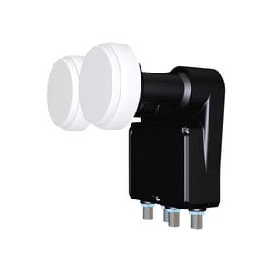 Inverto IDLB-QUDM21-MNOO6-8PP 11,7 - 12,75 GHz Czarny, Biały