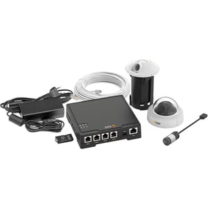 Axis F34 Wired 4-Channel Video Surveillance Kit