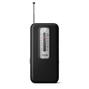 Philips TAR1506/00 Portable Analog Radio, Black