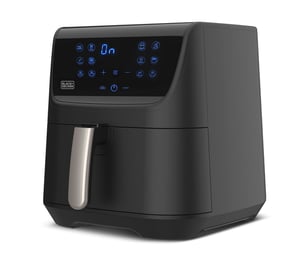 Black & Decker BXAF5500E Single 5.5 L Standalone 1800 W Hot Air Fryer, Black