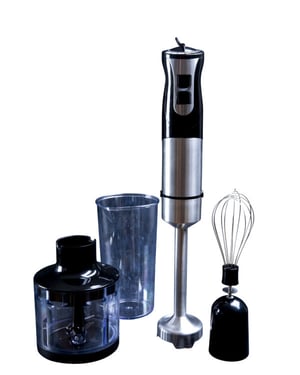 GASTRONOMA 18210001 mikser Mikser ręczny 1000 W Czarny, Srebrny