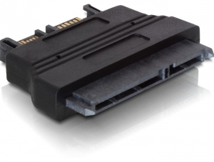 DeLOCK Adapter SATA SATA 22-pin FM SATA 13-pin M Czarny