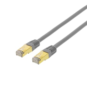 Deltaco STP-730 Network Cable, Gray, 30 m, Cat7 S/FTP (S-STP)
