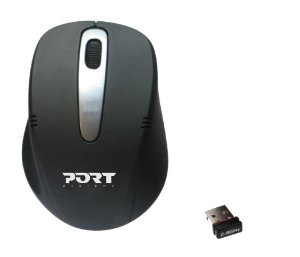 Port Designs SEDONA myszka Podróżniczy RF Wireless 1600 DPI
