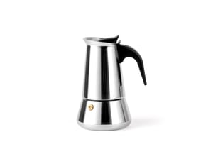 Leopold Vienna LV113002 ręczny ekspres do kawy Kawiarka moka 0,3 l Srebrny