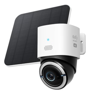 Eufy 4G LTE Cam S330 Tubular Outdoor IP Security Camera 3840 x 2160 px Ceiling / Wall / Pole