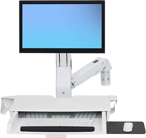 Ergotron StyleView Weißer PC-Multimedia-Ständer