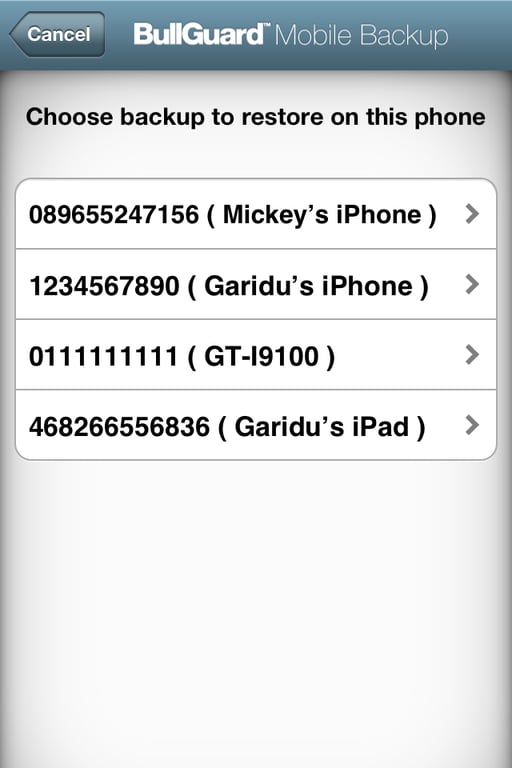 BullGuard Mobile Backup 12 Pełny Kopia zapasowa / odzyskiwanie 1 lat(a)