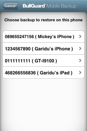 BullGuard Mobile Backup 12 Pełny Kopia zapasowa / odzyskiwanie 1 lat(a)