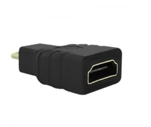 Qoltec 50506 HDMI A till HDMI D-adapter, svart