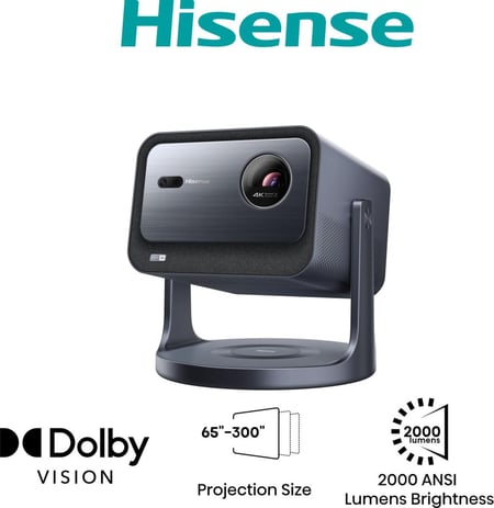 Hisense C2 2000 ANSI lumenów UHD 4K (3840x2160) Szary