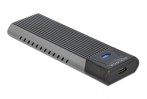 DeLOCK Obudowa zewnętrzna USB Type-C na M.2 NVMe PCIe lub SATA SSD - Beznarzędziowa