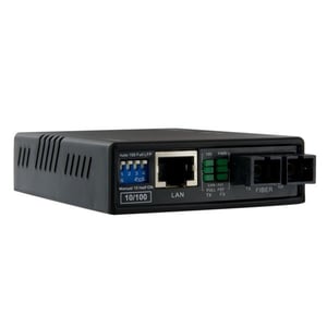 StarTech MCM110SC2 konwerter sieciowy 100 Mbit/s 1310 nm Multifunkcyjny Czarny