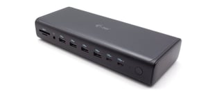 i-tec CA6MONITORDOCKPD Wired USB 3.2 Gen 1 (3.1 Gen 1) Type-C Docking Station, Black