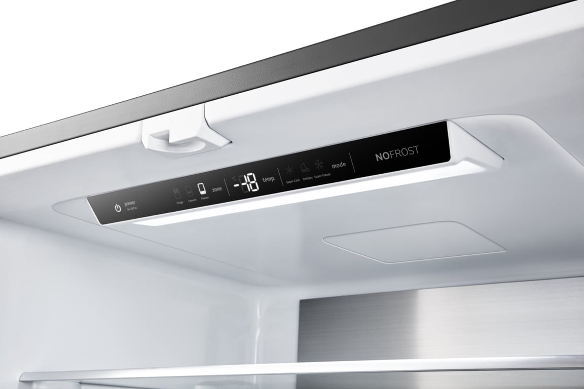 Gorenje NRM8181UX chłodziarko-zamrażarka otwierana obustronnie Wolnostojący 480 l Szary
