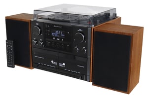 Soundmaster MCD5600BR domowe urządzenie audio 10 W Czarny, Drewno