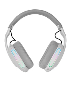 Mars Gaming MHW-PROW Hörlurar, trådbundna och trådlösa, huvudband, USB Type-C, Bluetooth, vit