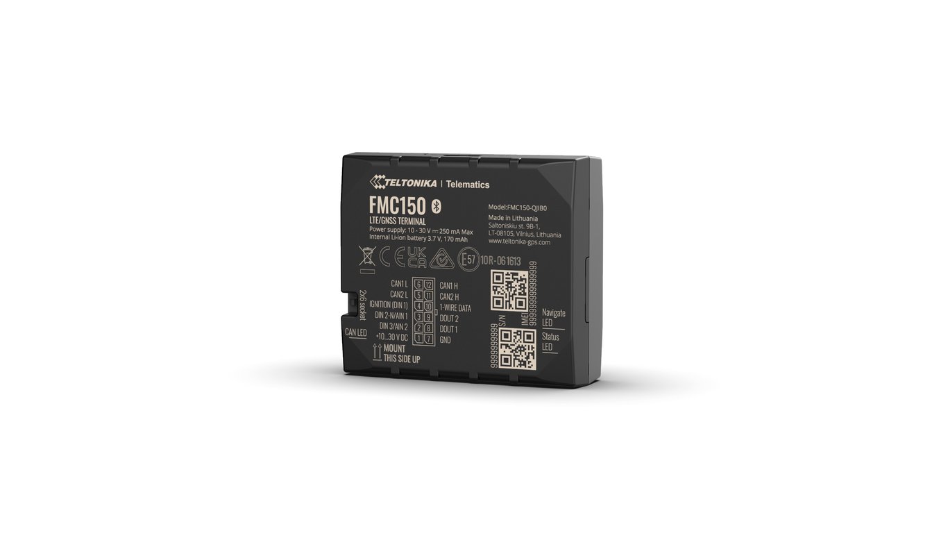Teltonika FMC150 lokalizator GPS Samochód Namierzacz GPS Czarny