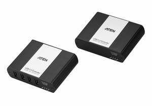 ATEN UEH4002A-AT-G AV-förlängningskabel AV-sändare och -mottagare Svart, Vit