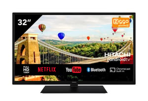 Hitachi 32HAE4350 81.3 cm (32") Full HD Smart TV with Wi-Fi, Black, 220 cd/m²