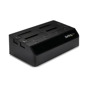 StarTech SDOCK4U33 stacja dokująca do dysków twardych USB 3.2 Gen 1 (3.1 Gen 1) Type-B Czarny