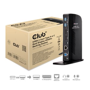 CLUB3D USB 3.0 Dual-Display-Dockingstation mit 4K und 60 Hz